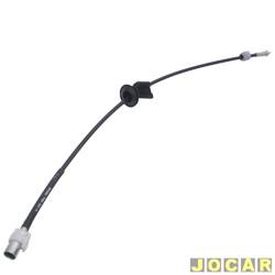 Cabo do velocmetro - Fnia - <b>Ford Ka SP 1.0 mpi de 2006 at 2007</b> - Ka 1997 at 2007 - 835mm - preto - cada (unidade) - 34-348
