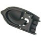 Maaneta interna da porta - Ford Ka GL Class 1.0 mpi de 2004 at 2007 - Ka 1997 at 2007 - preta - lado do passageiro - cada (unidade)