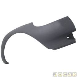 Para-choque dianteiro - alternativo - <b>Ford Ka GL Tecno 1.0 mpi de 1999 at 2000</b> - Ka 1997 at 2001 - cinza - lado do passageiro - cada (unidade)
