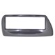 Moldura do painel do rdio - Ford Ka GL Tecno 1.0 mpi de 2000 at 2000 - Ka 2000 at 2002 - sem furo - preta - cada (unidade)