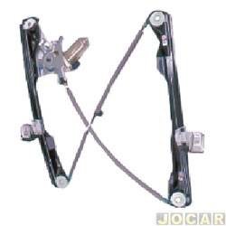 Mquina de vidro - <b>Ford Focus Hatch GL 1.6 8V Flex de 2007 at 2009</b> - Focus 2000 at 2008 - eltrica com motor - dianteira - lado do motorista - cada (unidade)