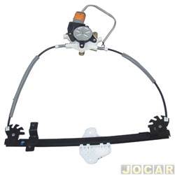 Mquina de vidro - <b>Ford EcoSport XLT 1.6 8V Flex de 2005 at 2007</b> - EcoSport 2003 at 2012 - eltrica com motor - traseira - lado do passageiro - cada (unidade)