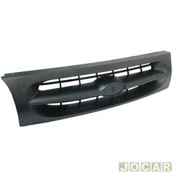 Grade dianteira - alternativo - <b>Ford Courier 1.3 mpi de 1997 at 2000</b> - Courier 1996 at 1999 - sem emblema - preta - cada (unidade)