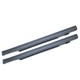 Spoiler lateral - alternativo - Ford Fiesta Hatch GL Class 1.0 mpi 4P de 1999 at 2002 - Fiesta 1996 at 2002 - 4 portas - preto - par