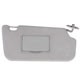 Quebra-sol - Newtec - Ford Fiesta Hatch First 1.0 8V Flex 4P de 2006 at 2007 - Fiesta 2003 at 2012 - Ecosport 2003 at 2012 - com espelho - cinza - lado do passageiro - cada (unidade) - NT1600FD