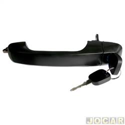 Maaneta externa da porta - Ori - <b>Ford EcoSport 4WD 2.0 16V de 2004 at 2007</b> - Fiesta 2003 em diante - Ecosport 2003 at 2012 - com chave - dianteiro - lado do motorista - cada (unidade) - 20325