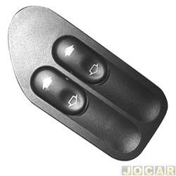 Interruptor do vidro - alternativo - Ford Fiesta Hatch First 1.6 8V Flex 4P de 2004 at 2007 - Fiesta/EcoSport 2003 at 2007 - duplo - lado do motorista - cada (unidade)