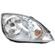 Farol principal - Ford Fiesta Hatch First 1.0 8V Flex 4P de 2006 at 2007 - Fiesta hatch/sedan 2003 at 2007 - Importado - mscara cromada - lado do passageiro - cada (unidade)