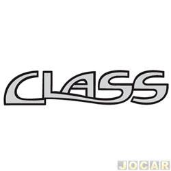 Letreiro - alternativo - <b>Ford Fiesta Hatch Class 1.0 mpi 4P de 1998 at 1999</b> - Fiesta 1998 at 1999 - Class - resinado - cada (unidade)