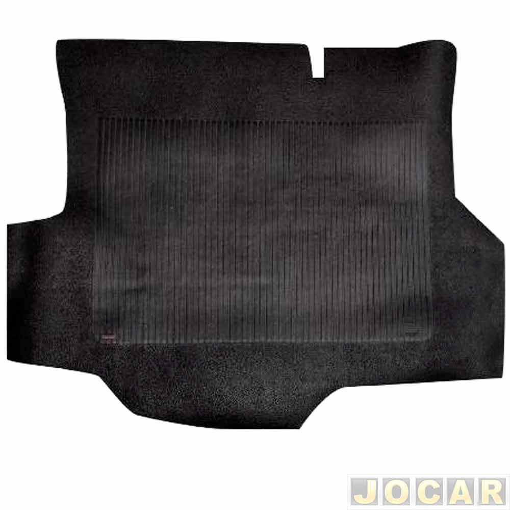 Tapete do porta-malas de borracha - Borcol - New Fiesta sedan 2013 até 2018 - preto - cada (unidade) - 01316361