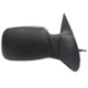 Retrovisor externo - alternativo - Retrovex - Ford Courier L 1.6 mpi de 1999 at 2007 - Courier 1997 at 2013 - com controle manual - preto - lado do passageiro - cada (unidade) - 36978