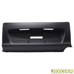Para-choque traseiro - alternativo - <b>Ford Ka GL 1.0 mpi de 1999 at 2001</b> - Ka 1997 at 2001 - central - preto - cada (unidade)