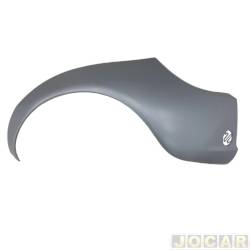 Para-choque traseiro - alternativo - <b>Ford Ka GL Image 1.0 mpi de 1999 at 2001</b> - Ka 1997 at 2001 - liso - para pintar - lado do motorista - cada (unidade)