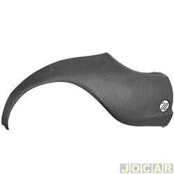 Para-choque traseiro - alternativo - DTS - <b>Ford Ka GL 1.0 mpi de 1999 at 2001</b> - Ka 1997 at 2001 - azul - lado do motorista - cada (unidade) - 2631