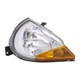 Farol principal - alternativo - Orgus - Ford Ka GL Class 1.0 mpi de 2004 at 2007 - Ka 1997 at 2001 - pisca amarelo - lado do passageiro - cada (unidade) - FD-319LD