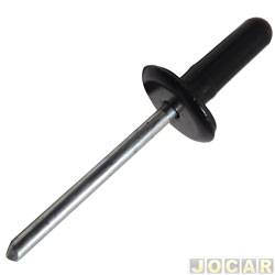Rebite universal - <b>Ford Ka GL Image 1.0 mpi de 1999 at 2001</b> - Ka 1997 at 2007 - do para-choque - cada (unidade)