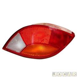 Lanterna traseira principal - TYC - <b>Ford Ka GL Image 1.0 mpi de 1999 at 2001</b> - Ka 1997 at 2001 - tricolor - lado do passageiro - cada (unidade) - 37341