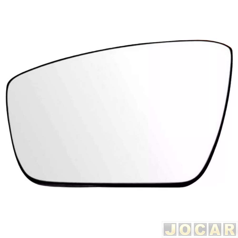 Lente do retrovisor com base - Metagal - Ka 2014 até 2021 - lado do motorista - cada (unidade) - RFAMX1