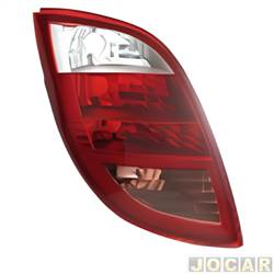 Lanterna traseira principal - importado - <b>Ford Ka GL Class 1.0 mpi de 2004 at 2007</b> - Ka 2002 at 2007 - r-rosa - lado do motorista - cada (unidade) - 32717