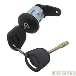 Cilindro da chave da porta - Ori - <b>Ford Ka SP 1.0 mpi de 2006 at 2007</b> - Ka 2002 at 2007 - lado do motorista - cada (unidade) - 20439
