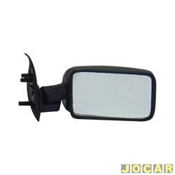 Retrovisor externo - alternativo - Retrovex - Uno mille 1991 at 1993 - universal - 2 e 4 portas - fixo (sem controle) - preto - lado do passageiro - cada (unidade) - 4406