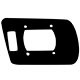 Base da lente do retrovisor - Fiat Tempra SW SLX 2.0 mpi de 1994 at 1997 - Tempra 1992 at 1999 - eltrica - lado do passageiro - cada (unidade)
