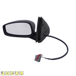 Retrovisor externo - SPJ - <b>Fiat Stilo Sporting 1.8 8V Flex de 2007 at 2007</b> - Stilo 2002 at 2007 - eltrico - para pintar - lado do motorista - cada (unidade) - EB132