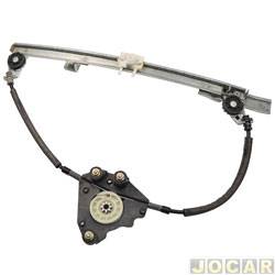 Mquina de vidro - <b>Fiat Brava ELX 1.6 mpi 16V de 1999 at 2002</b> - Brava 1999 at 2003 - Marea 1999 at 2007 - eltrica com motor Cebi - traseira - lado do motorista - cada (unidade)