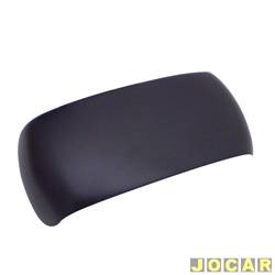 Capa do retrovisor - SPJ - <b>Fiat Dobl Cargo 1.6 mpi 16V de 2001 at 2006</b> - Dobl 2001 at 2009 - preta - lado do passageiro - cada (unidade) - EB292