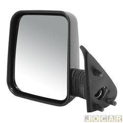 Retrovisor externo - Metagal - <b>Fiat Fiorino Pick-up Working 1.5 mpi de 1996 at 1999</b> - Fiorino 1997 em diante  - fixo sem controle - lado do motorista - cada (unidade) - AT.20.H17.00 / RTHE17FX