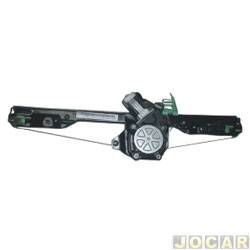 Mquina de vidro - <b>Fiat Idea HLX 1.8 8V Flex de 2005 at 2010</b> - Idea 2005 at 2010 - eltrica com motor - traseira - lado do passageiro - cada (unidade)