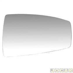 Lente do retrovisor sem base - Flabeg (Refil) - <b>Fiat Stilo Sporting 1.8 8V Dualogic Flex de 2008 at 2011</b> - Stilo 2008 at 2011 - lado do passageiro - cada (unidade) - 1542