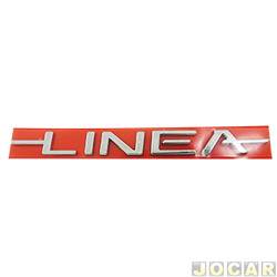 Letreiro - alternativo - Linea 2008 at 2016 - Linea - auto colante - cromado - cada (unidade)