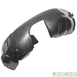 Para-barro do para-lama dianteiro - importado - <b>Fiat Stilo Sporting 1.8 8V Flex de 2007 at 2011</b> - Stilo 2002 at 2011 - preto - lado do passageiro - cada (unidade) - 31790