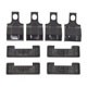 Kit para rack - Eqmax - Fiat Tipo 2.0 mpi 16V 4P - importado de 1995 at 1996 - Tipo 1993 at 1997 - Tempra 1992 at 1999 - Ao - n.28 - jogo - KIT 028