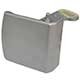 Maaneta interna da porta - Fiat Idea Essence Dualogic Plus 1.6 16V Flex de 2012 at 2016 - Idea 2006 at 2016 - cinza - lado do passageiro - cada (unidade)