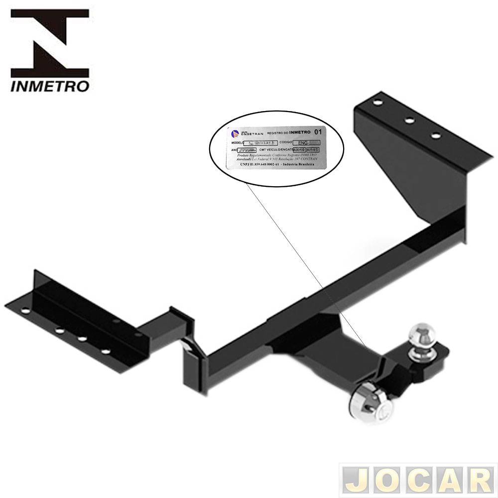 Engate de reboque fixo Punto 2008 a 2017