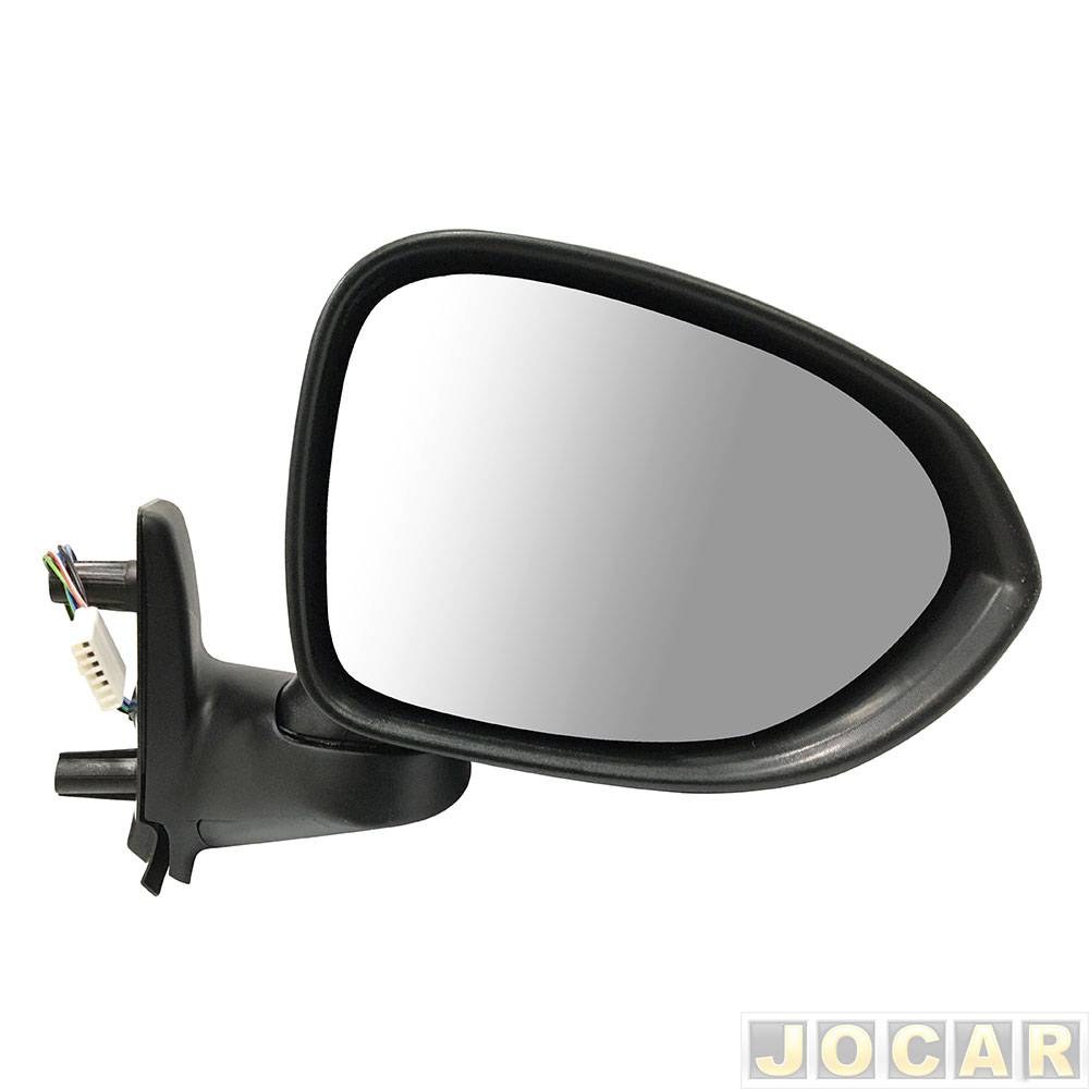 Retrovisor externo - Metagal - Idea 2014 até 2016 - controle elétrico com pisca - para pintar - lado do passageiro - cada (unidade) - RTWE92CE