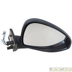 Retrovisor externo - Metagal - <b>Fiat Idea Essence 1.6 16V Flex de 2014 at 2016</b> - Idea 2014 at 2016 - eltrico com sensor e pisca - capa para pintar - lado do motorista - cada (unidade) - RTWE97CE