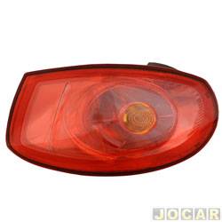 Lanterna traseira principal - Depo - <b>Fiat Bravo Essence 1.8 16V Flex 4P de 2010 at 2014</b> - Bravo 2011 at 2014 - vermelha - lado do motorista - cada (unidade) - 403297