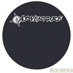 Capa de estepe - Comix Acessórios - Doblo Adventure 2003 até 2008 - Adventure Basic - preta - cada (unidade) - CC517B