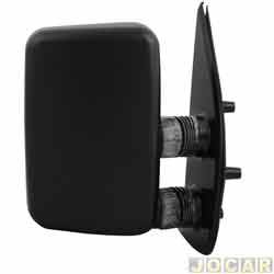 Retrovisor externo - importado - <b>Fiat Ducato Van Combinato 2.8 de 1998 at 2000</b> - Ducato 1998 at 2002 - eltrico - brao longo  - preto - lado do passageiro - cada (unidade) - 21406