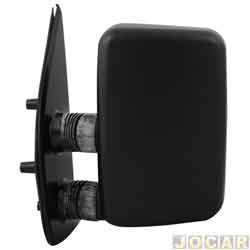 Retrovisor externo - importado - <b>Fiat Ducato Van Combinato 2.8 Turbo de 1998 at 2002</b> - Ducato 1998 at 2002 - eltrico - brao longo - preto - lado do motorista - cada (unidade) - 21405