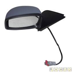 Retrovisor externo - importado - Fiat Stilo 1.8 8V Flex de 2005 até 2007 - Stilo 2002 até 2007 - elétrico - para pintar - lado do motorista - cada (unidade) - WM149EHP-5DL