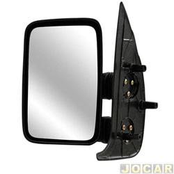 Retrovisor externo - alternativo - Retrovex - <b>Fiat Ducato Van Combinato 2.8 Turbo de 1998 at 2002</b> - Ducato 1998 at 2002 - sem controle - preto - lado do motorista - cada (unidade) - RX 5521