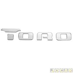 Letreiro - alternativo - Toro 2016 em diante - "Toro" - cada (unidade)