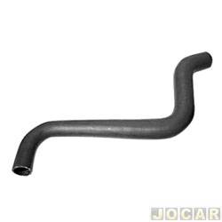 Mangueira do radiador - Jahu - <b>Fiat Dobl EX 1.3 mpi 16V Fire de 2001 at 2006</b> - Dobl Fire 2001 at 2006 - superior - cada (unidade) - 19317-0