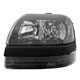 Farol principal - TYC - Fiat Dobl HLX 1.8 8V Flex de 2006 at 2009 - Dobl 2002 at 2009 - regulagem manual - com auxiliar - mscara negra - H1/H1/H7 - lado do motorista - cada (unidade) - 15049