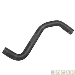 Mangueira do radiador - Jahu - <b>Fiat Marea Sedan ELX 2.0 mpi 20V 142CV de 1998 at 2000</b> - Marea 2.0 1998 at 2007 - com ar condicionado - superior - cada (unidade) - 19002-5