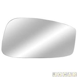 Lente do retrovisor com base - Blawer - Stilo 2002 at 2007 - sem pisca - lado do passageiro - cada (unidade) - 97118DC